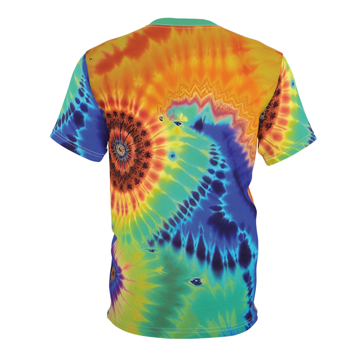 Rainbow Swirl Men's Cut & Sew Tee (AOP)