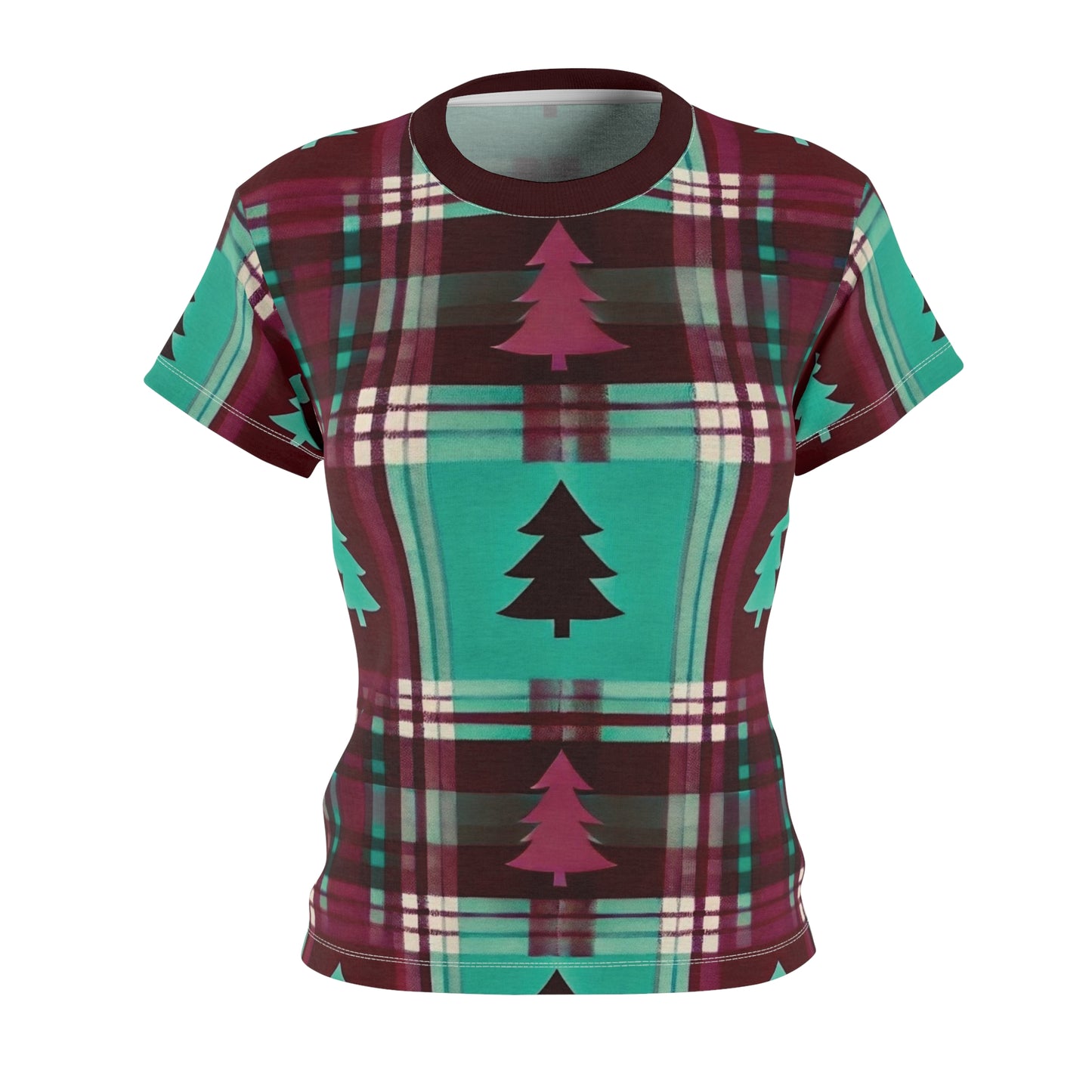 Holiday Pines Women's Cut & Sew Tee (AOP)