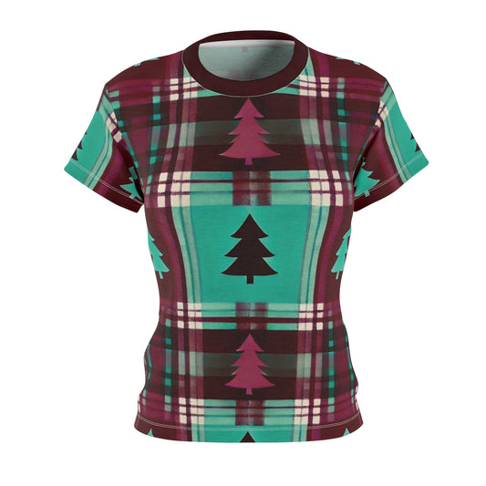 Holiday Pines Women's Cut & Sew Tee (AOP)