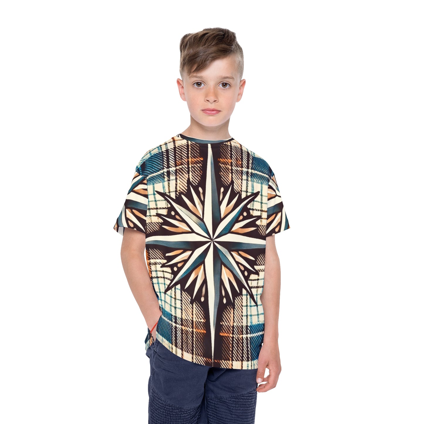 Compass Kids Sports Jersey (AOP)