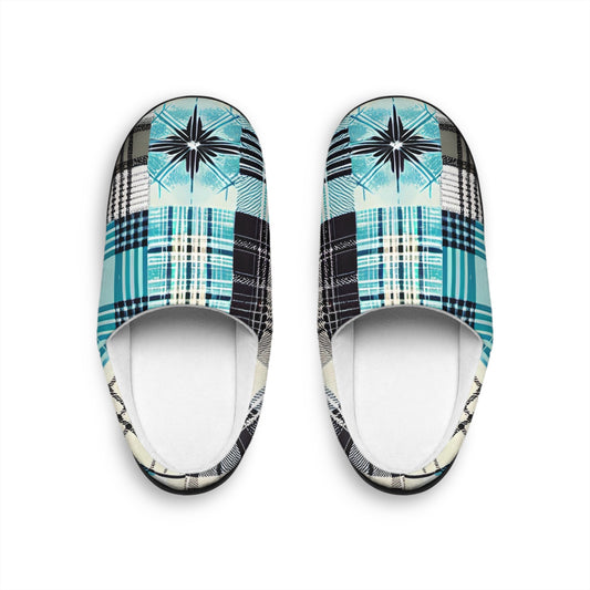 Arctic Blast Plaid Men's Indoor Slippers