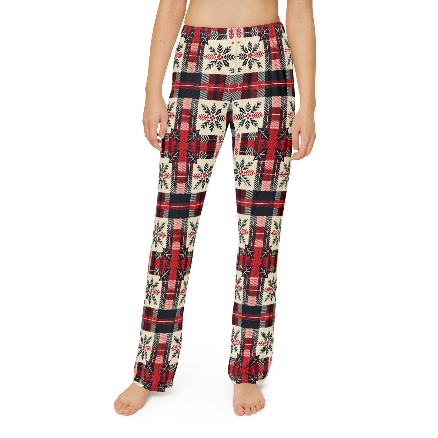 Mistletoe Morning  Kids Pajama Pants (AOP)