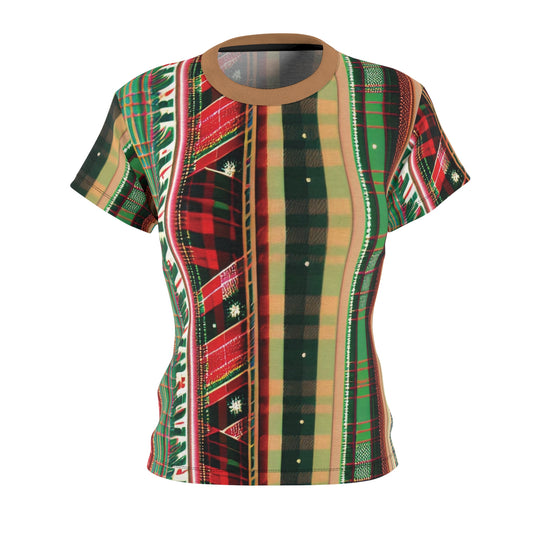 Gift Wrap Women's Cut & Sew Tee (AOP)