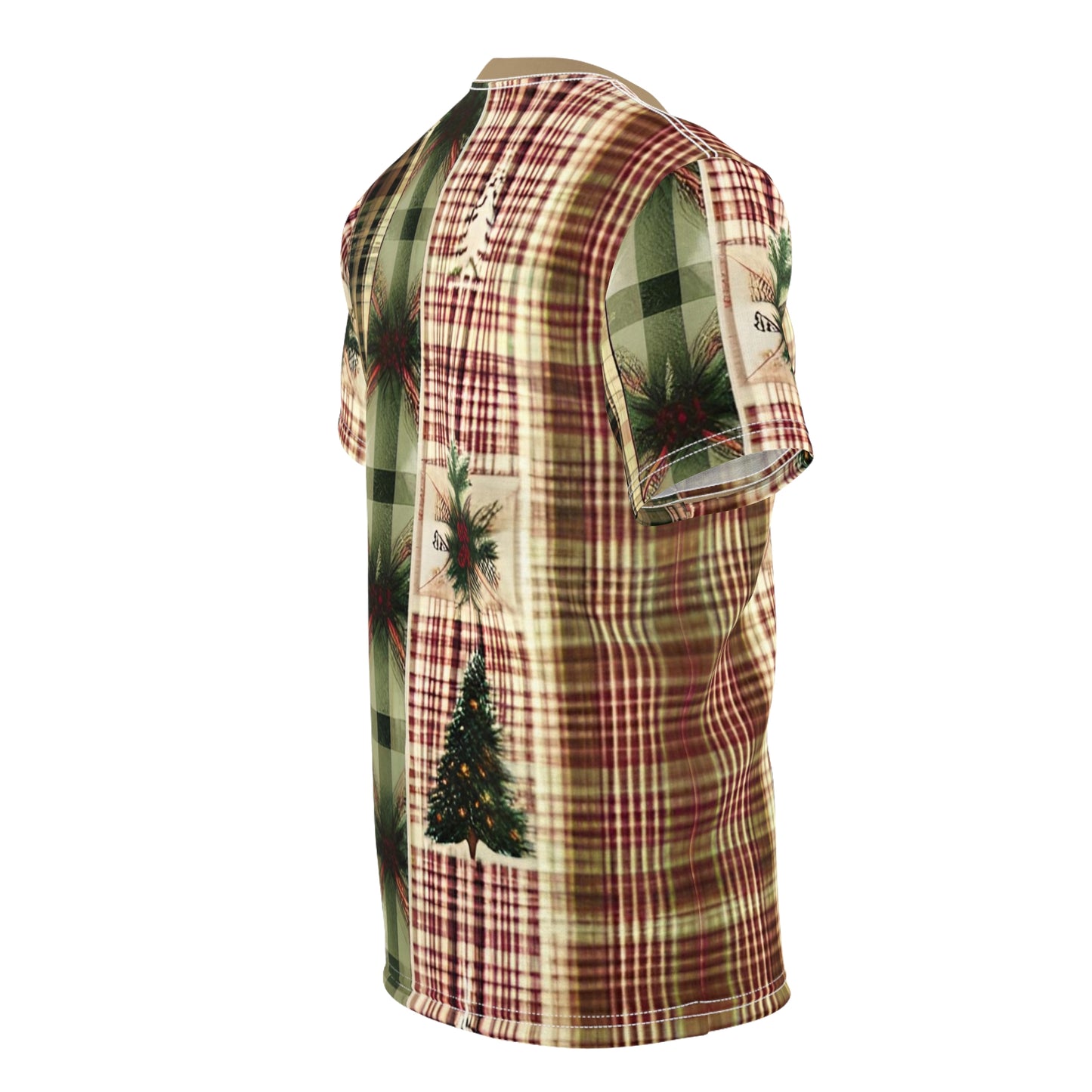 Winter Pine Plaid Men's T-Shirt