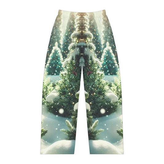 Frosted Forest Women's Pajama Pants (AOP)