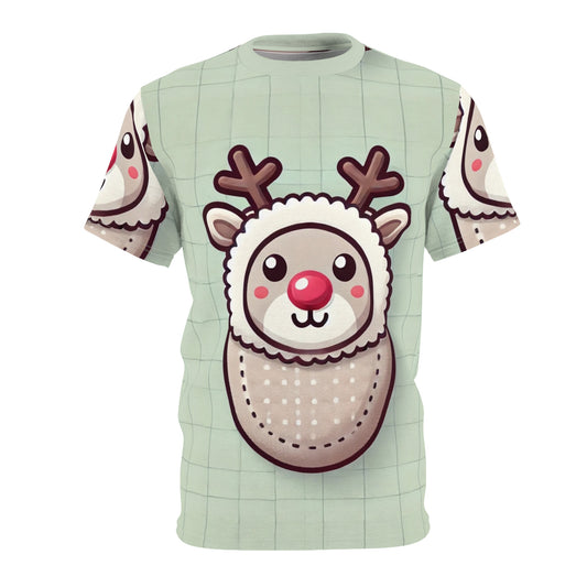 Baby Reindeer Men's Cut & Sew Tee (AOP)