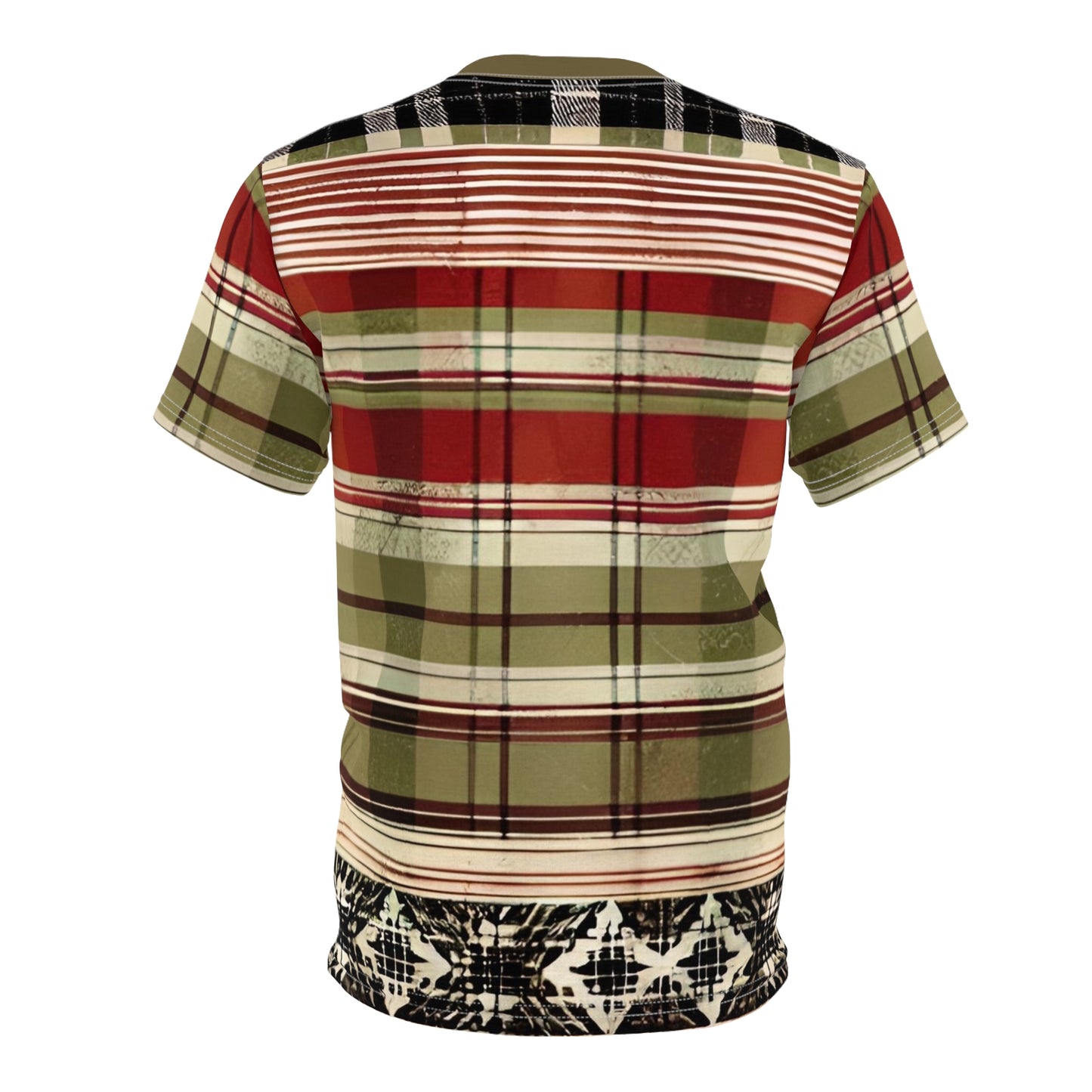 Between the Lines Plaid Men's T-Shirt