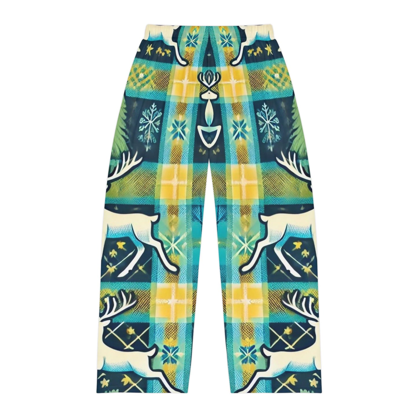 Young Stag Men's Pajama Pants (AOP)