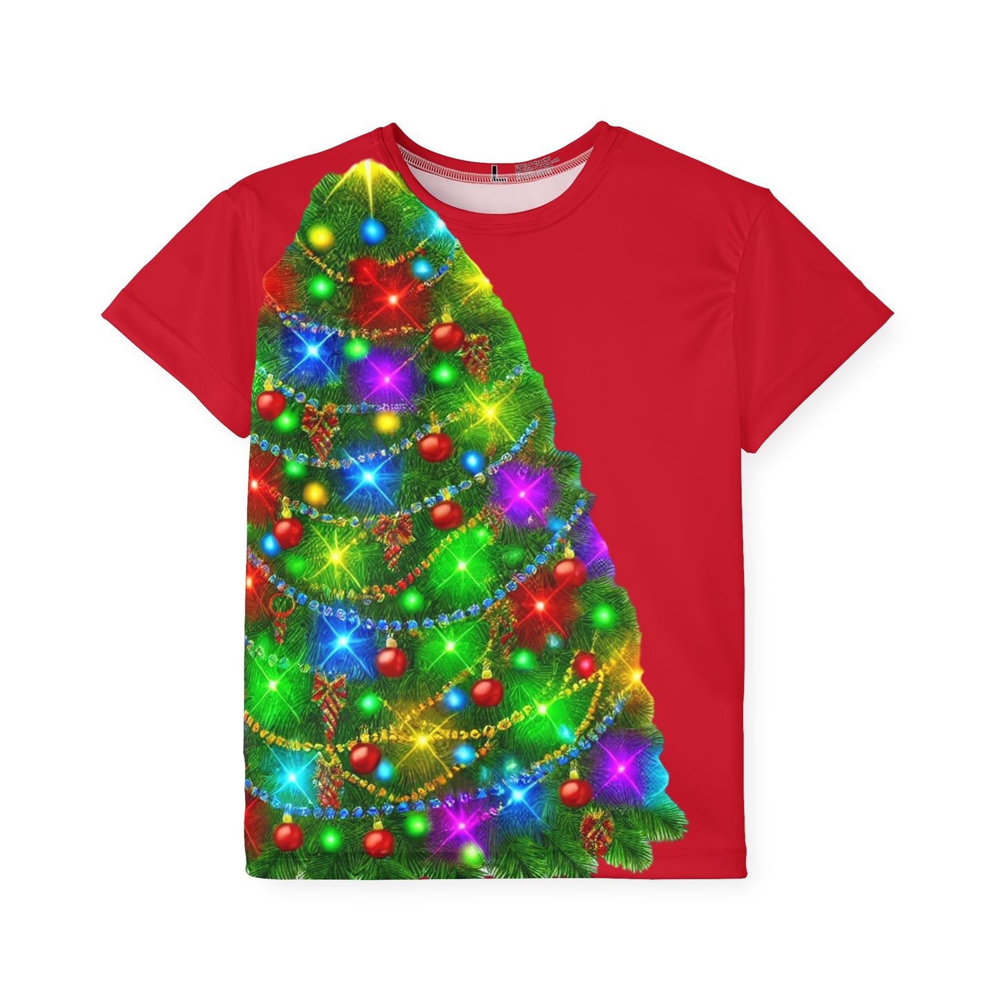 Christmas Tree Kids Sports Jersey (AOP)