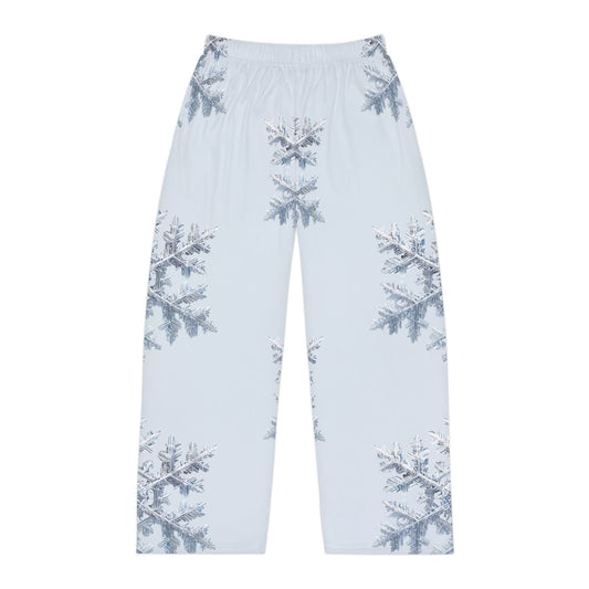 Crystal Frost Men's Pajama Pants (AOP)