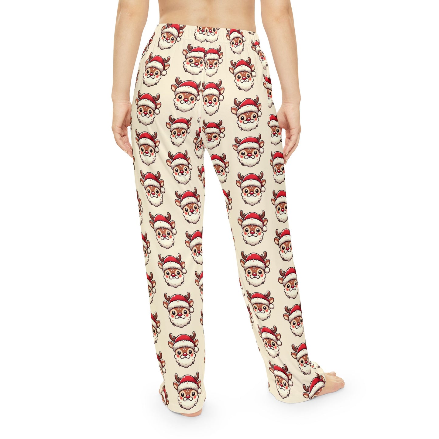 Hello Santa Women's Pajama Pants (AOP)