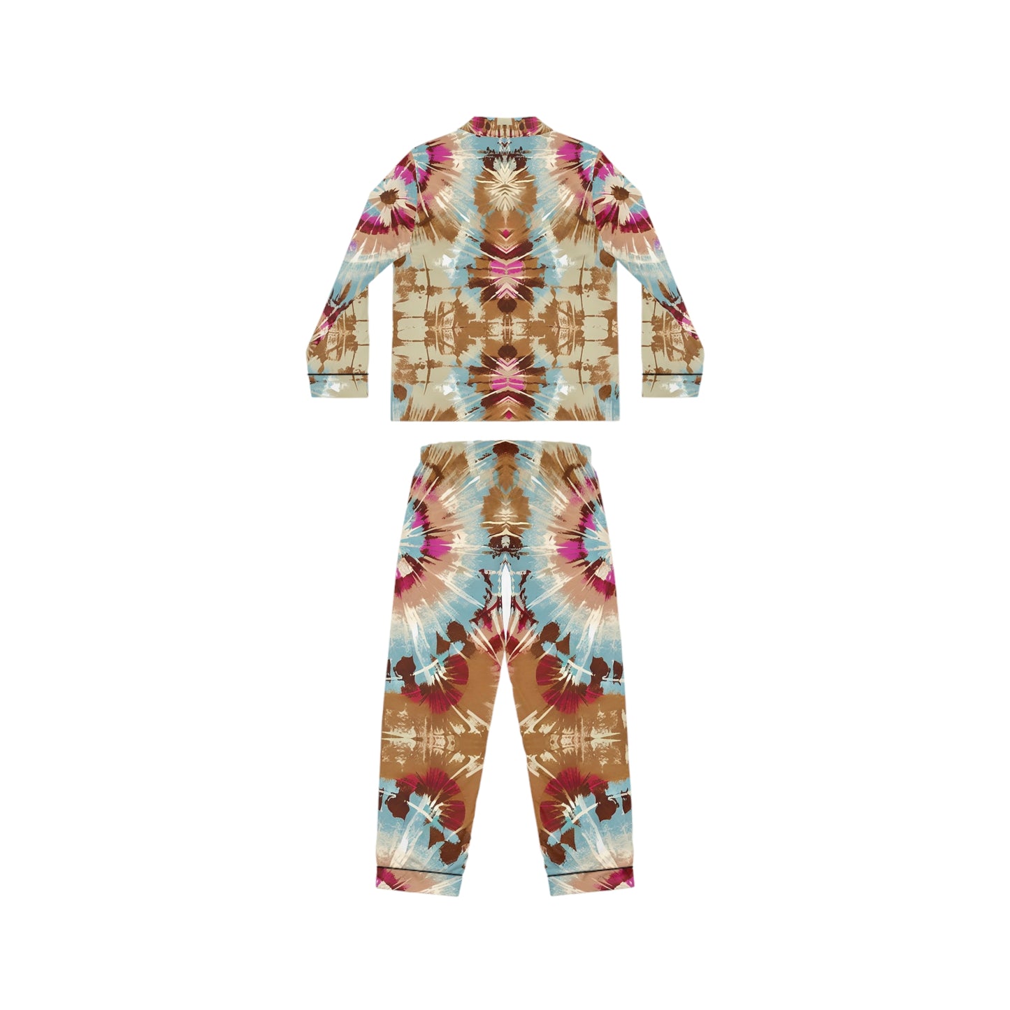 Woodland Beam Women's Satin Pajamas (AOP)