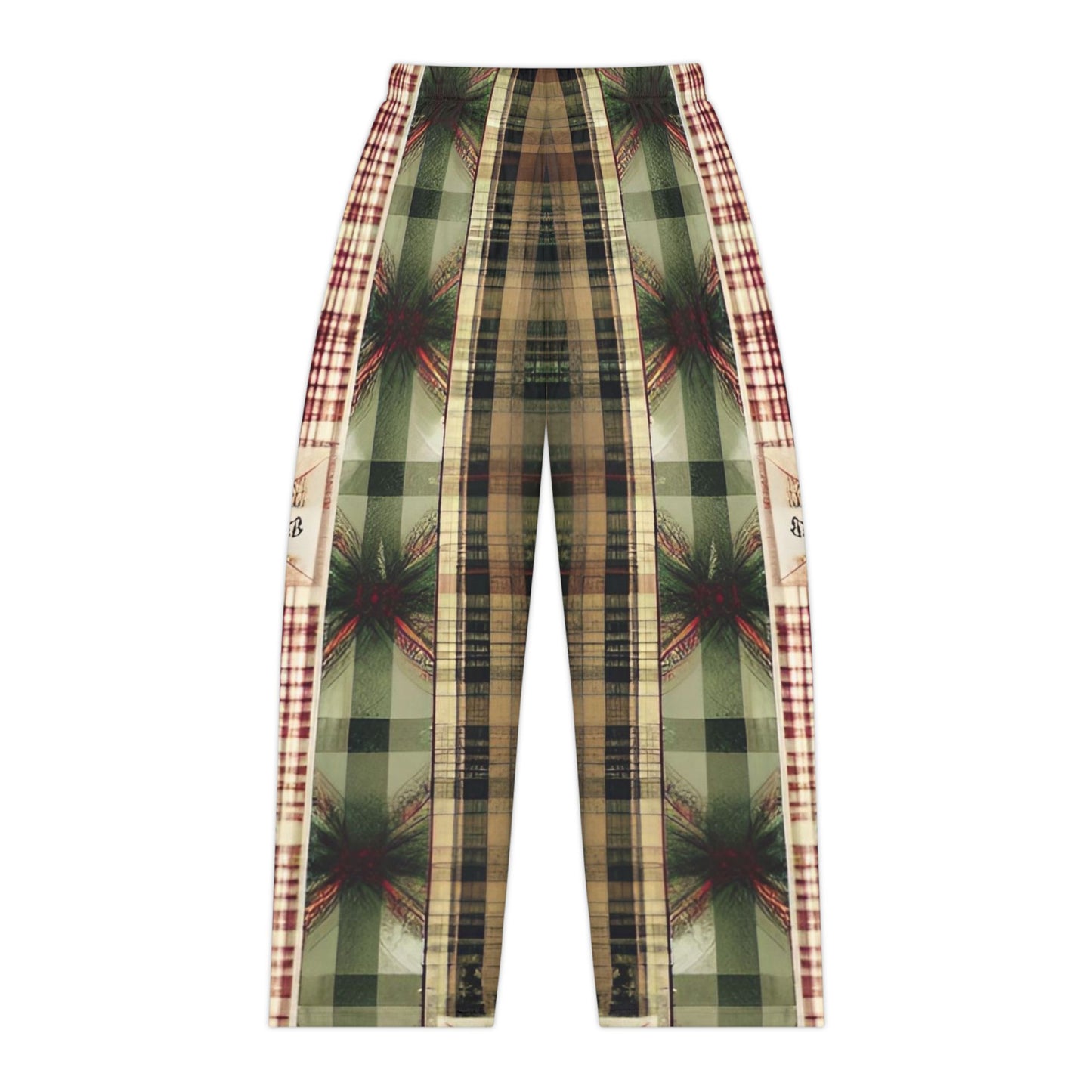 Winter Pine Plaid Women's Pajama Pants (AOP)