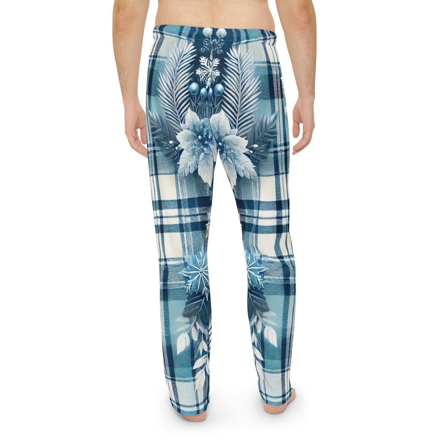 Polar Plaid Men's Pajama Pants (AOP)