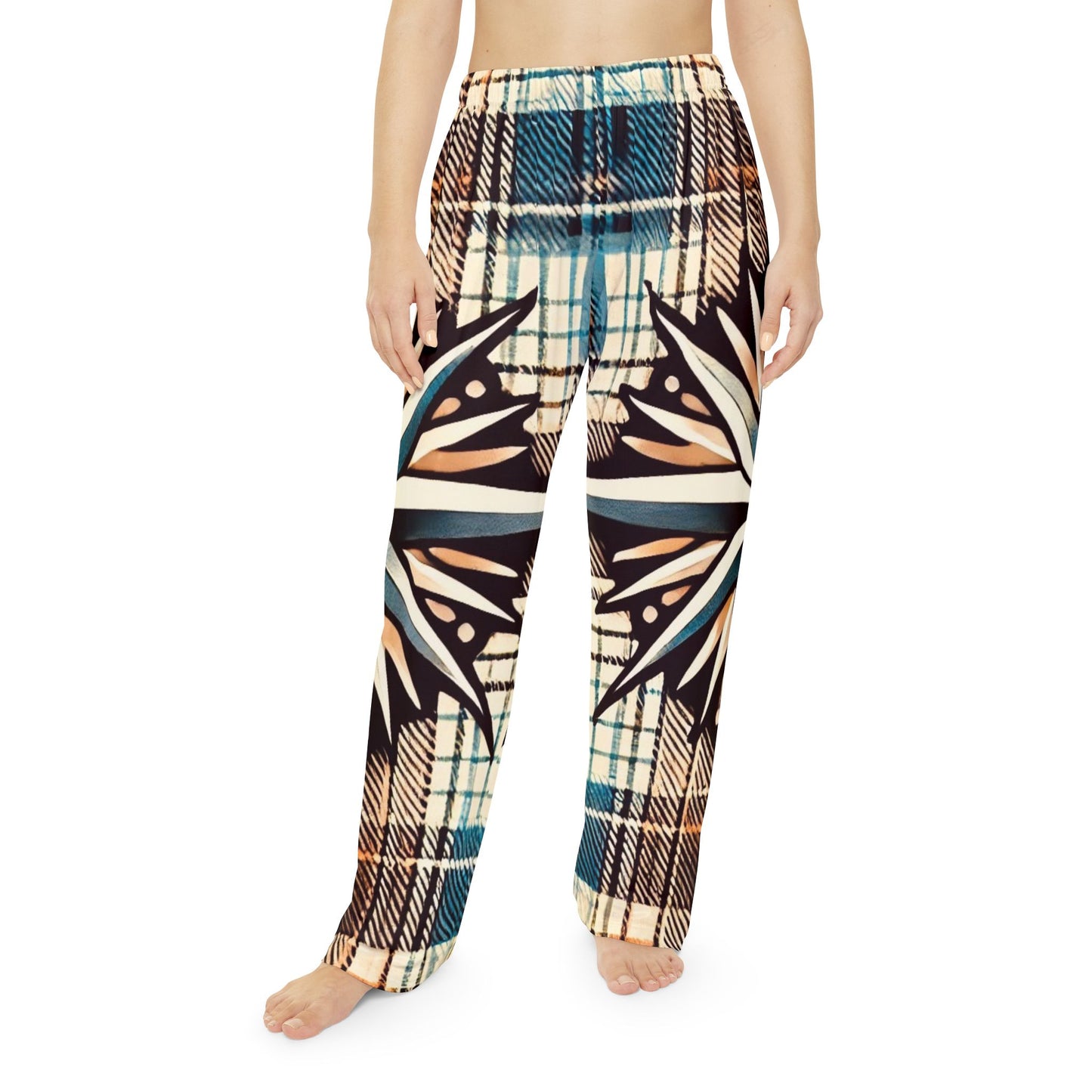 Compass Women's Pajama Pants (AOP)