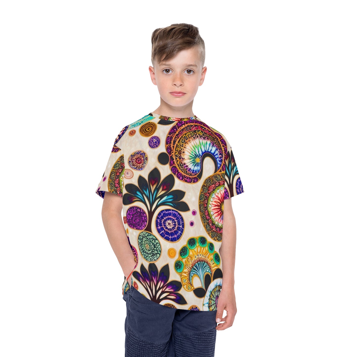 Colorbark Kids Sports Jersey (AOP)