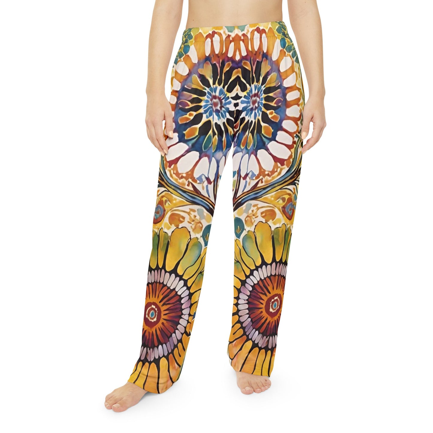 Floral Harmony Women's Pajama Pants (AOP)