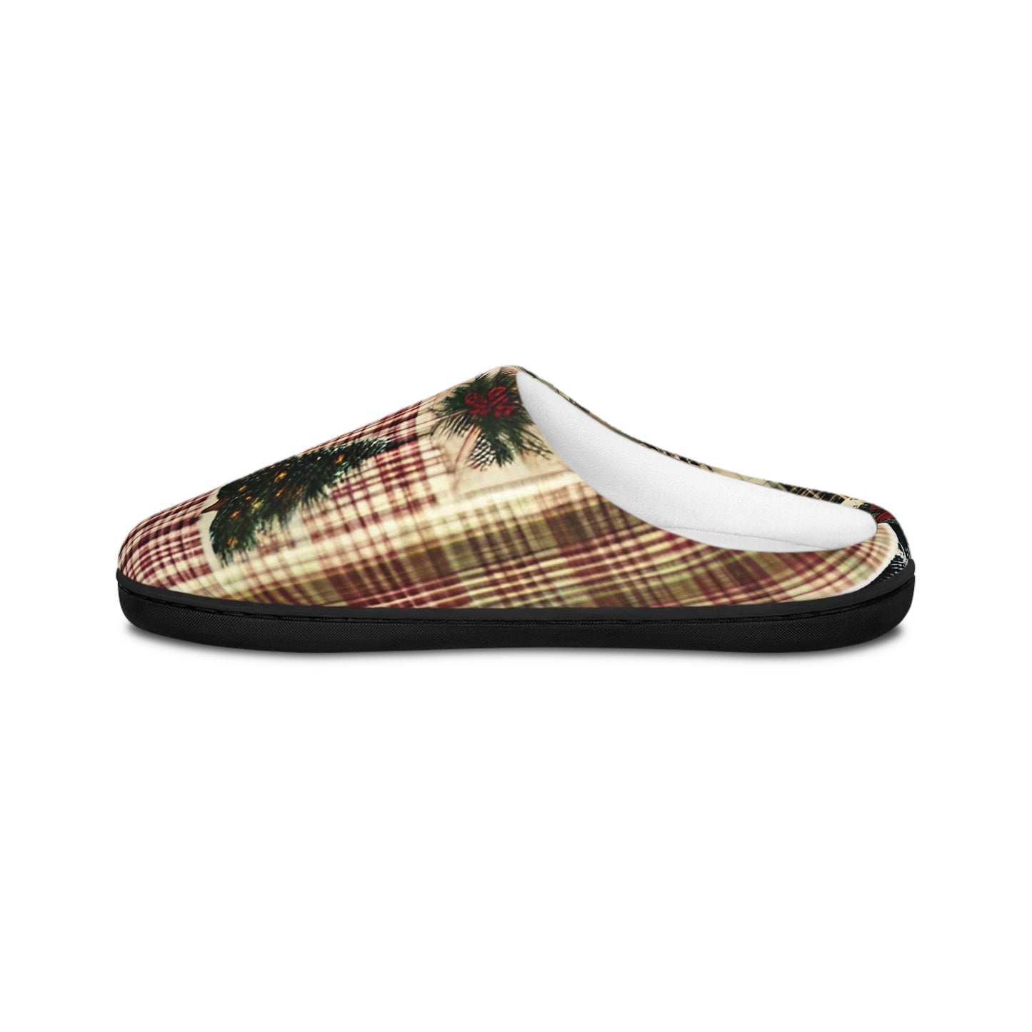 Christmas Plaid Women's Indoor Slippers