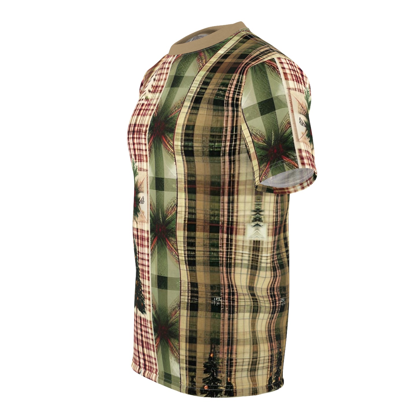 Winter Pine Plaid Men's T-Shirt