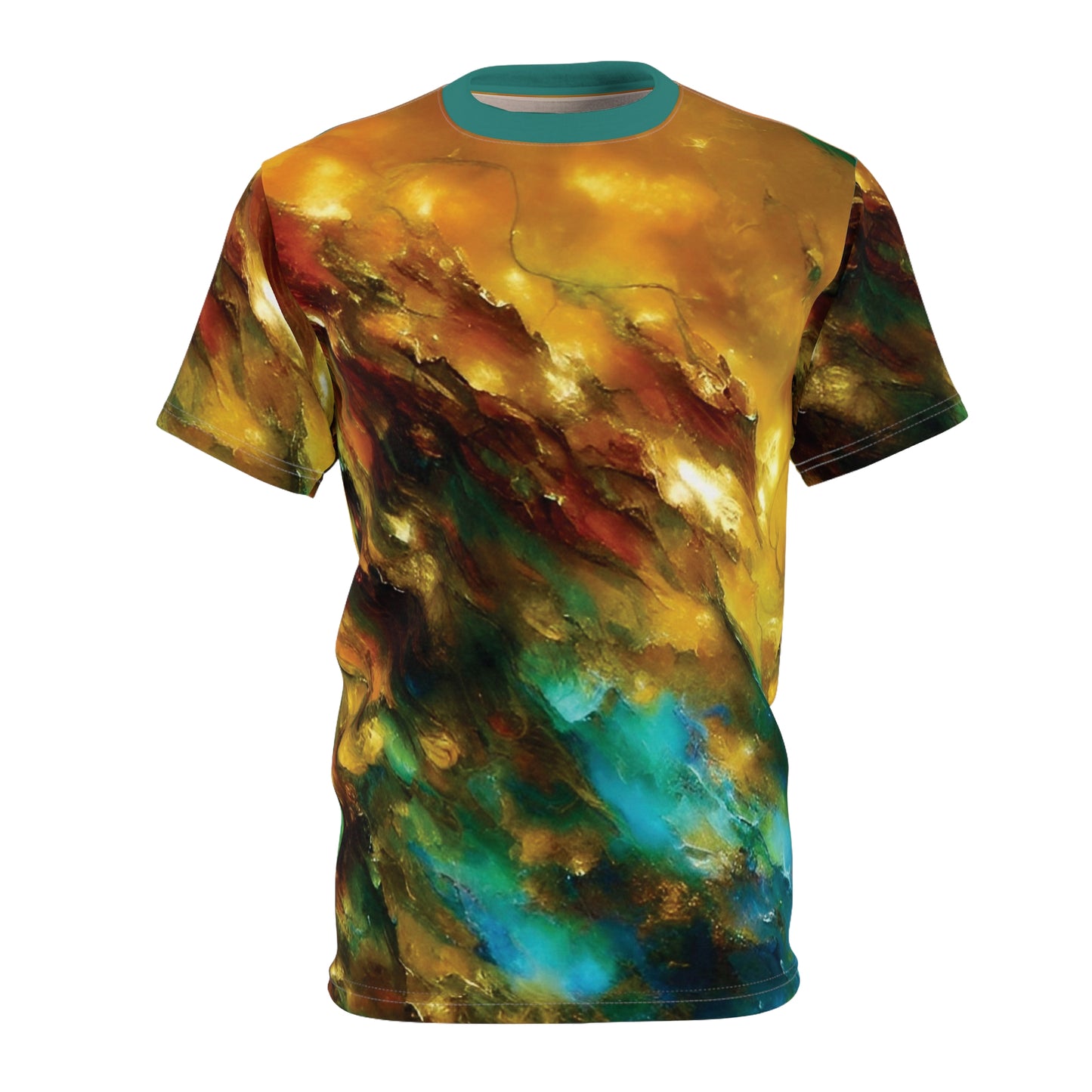 Marbled Men's Cut & Sew Tee (AOP)