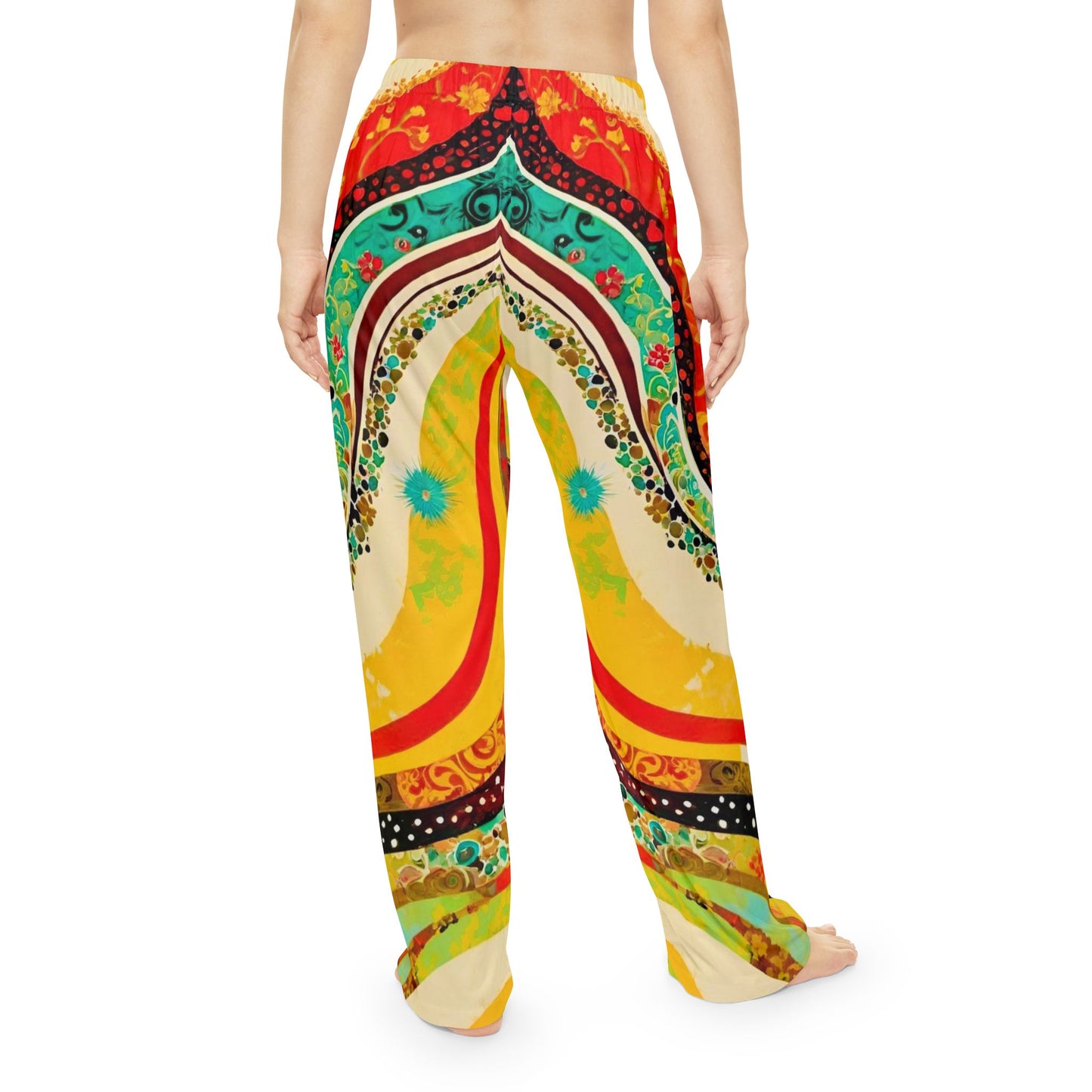 Down to Earth Women's Pajama Pants (AOP)