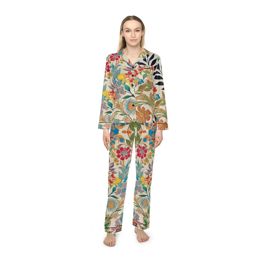 Planted Women's Satin Pajamas (AOP)