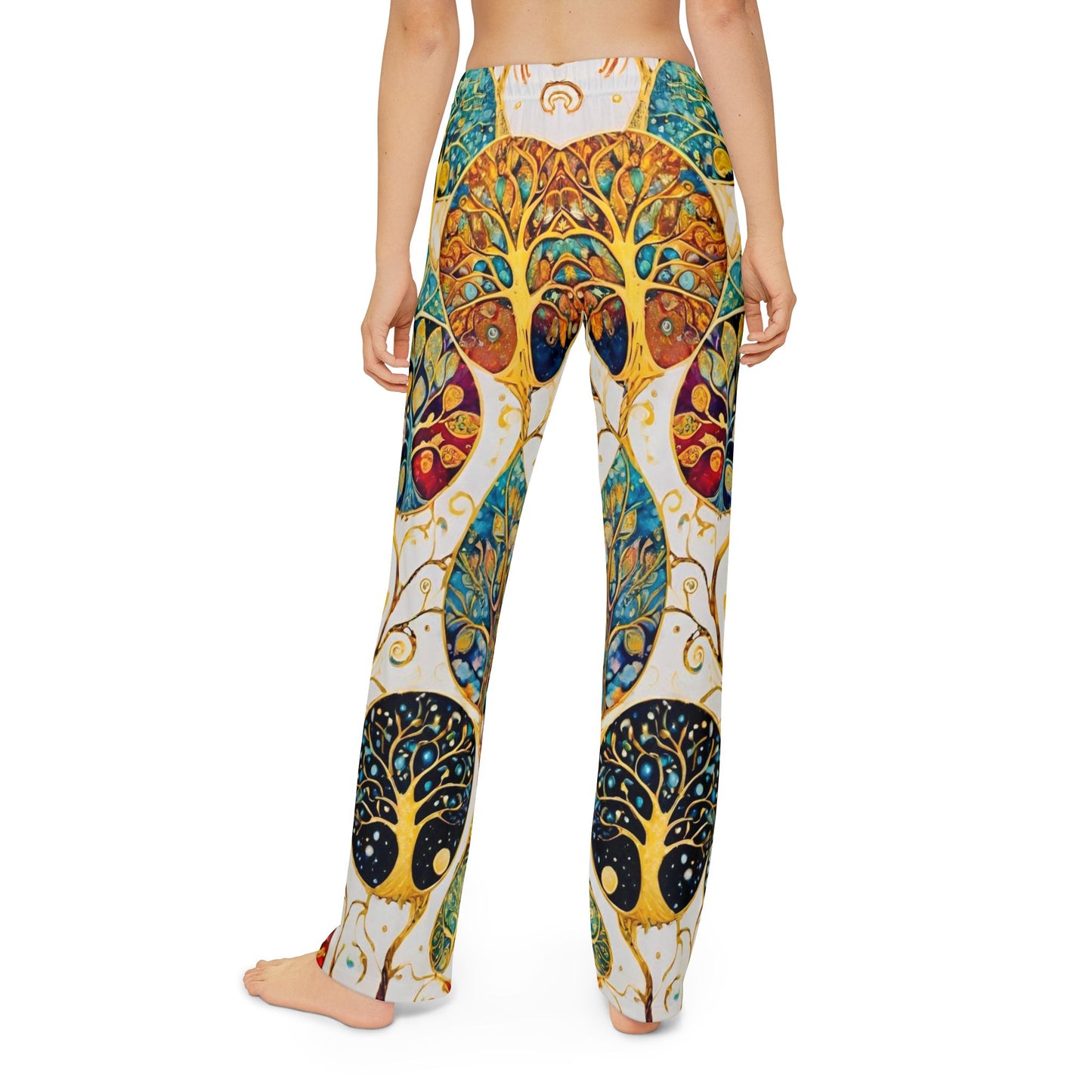 Golden Bloom Kids Pajama Pants (AOP)