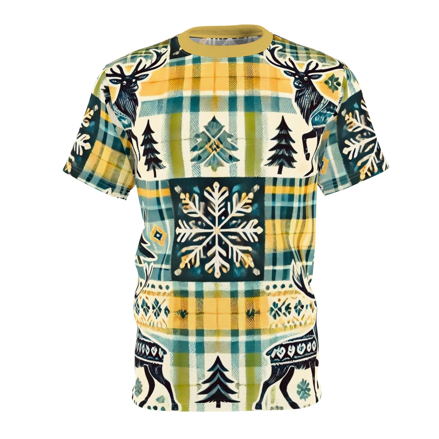 Wild Deer Men's Cut & Sew Tee (AOP)