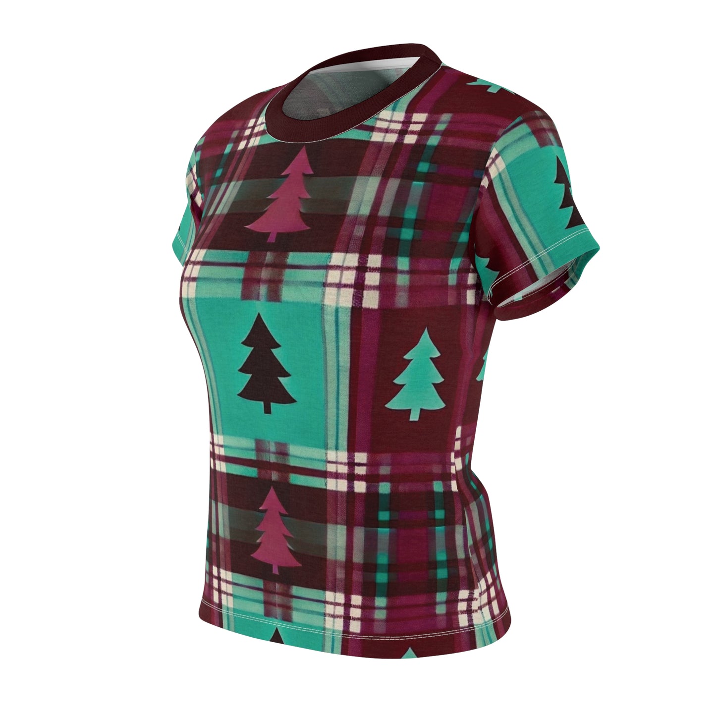 Holiday Pines Women's Cut & Sew Tee (AOP)