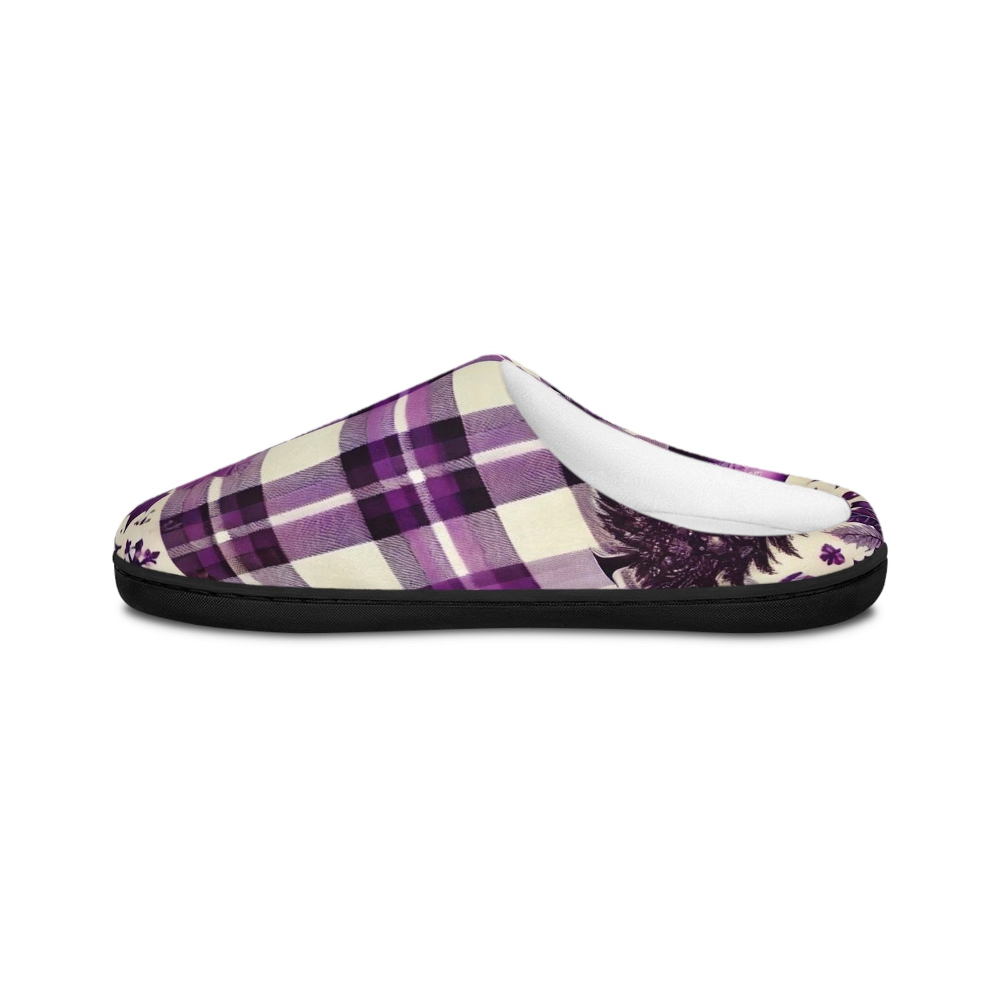 Copy of Icy Grape Plaid Men's Indoors Slippers