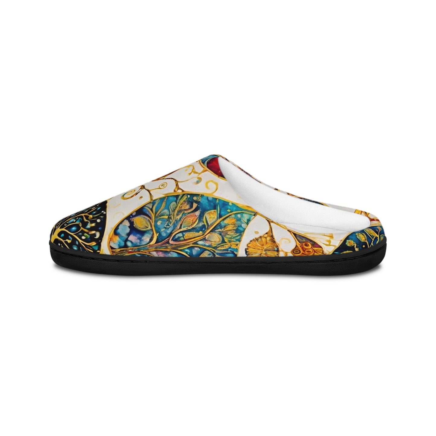 Golden Bloom Men's Indoor Slippers