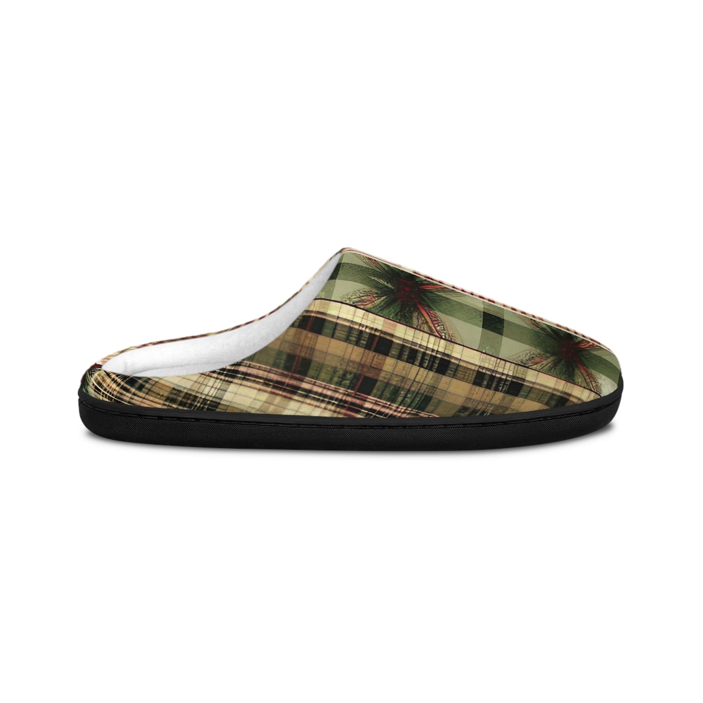 Christmas Plaid Women's Indoor Slippers