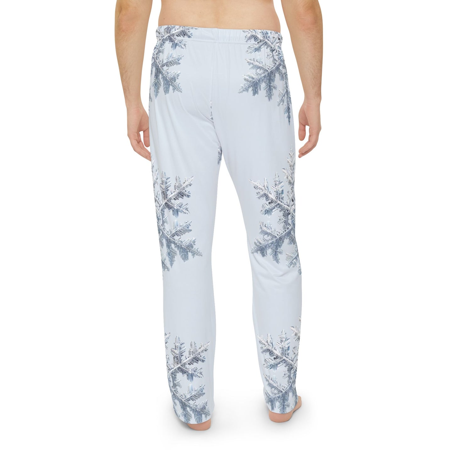 Crystal Frost Men's Pajama Pants (AOP)