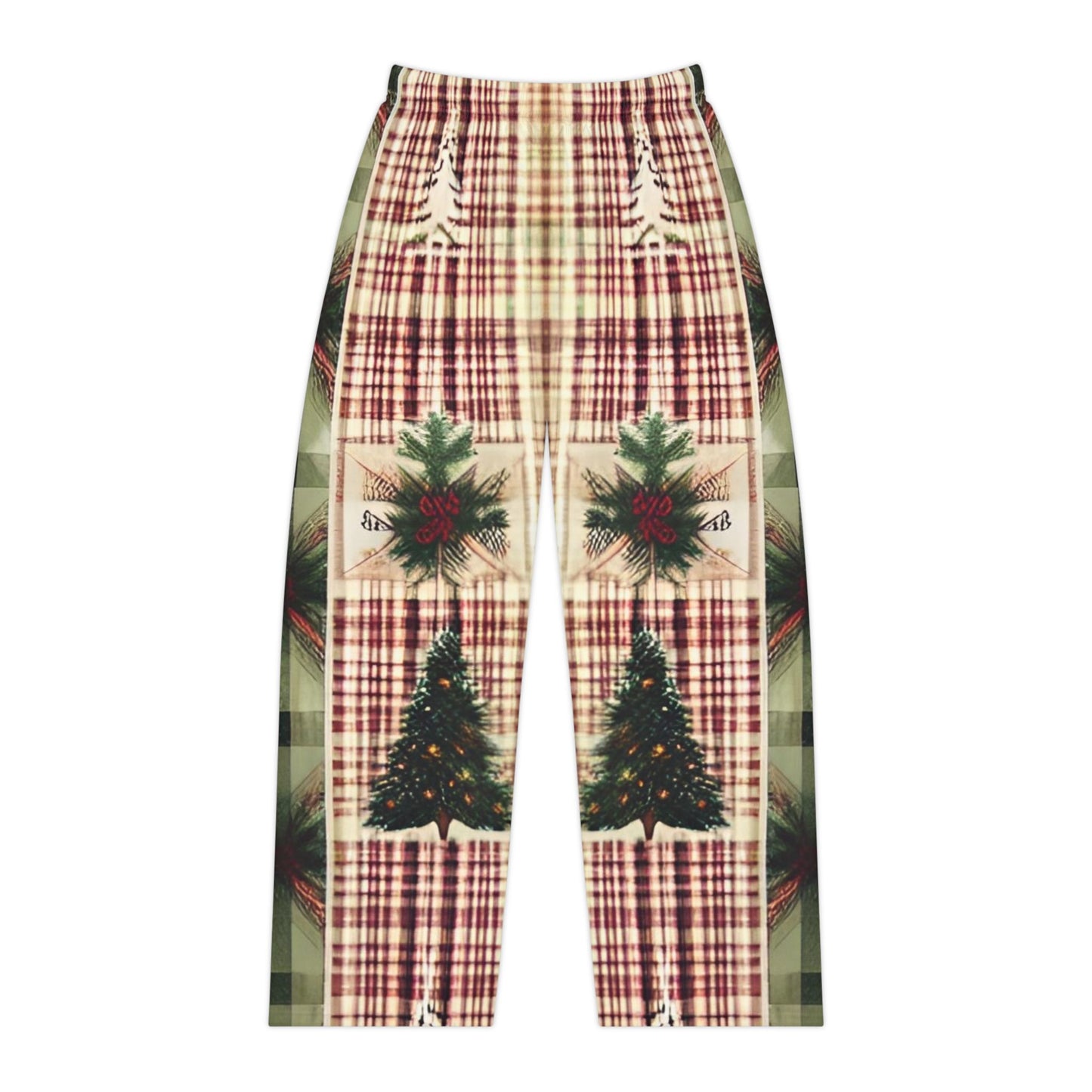 Christmas Plaid Women's Pajama Pants (AOP)