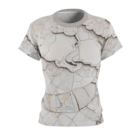 Shattered Women's Cut & Sew Tee (AOP)