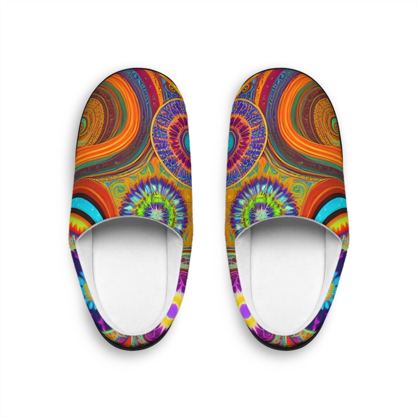 Prismatic Bloom Men's Indoor Slippers