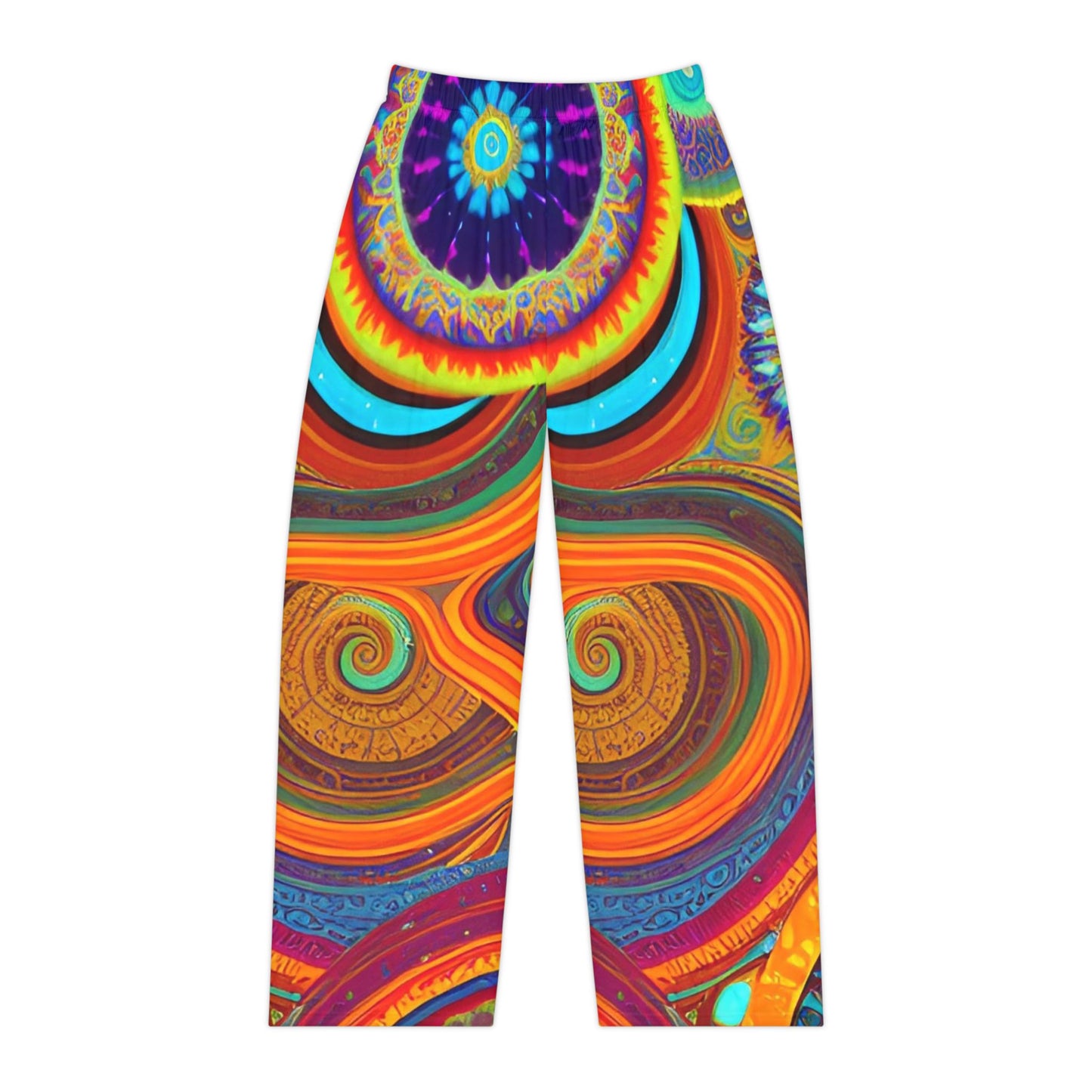 Prismatic Bloom Women's Pajama Pants (AOP)