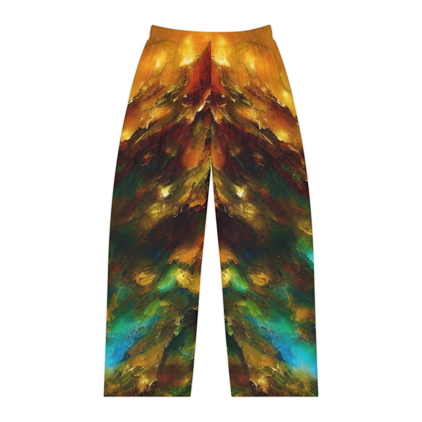 Marbled Women's Pajama Pants (AOP)