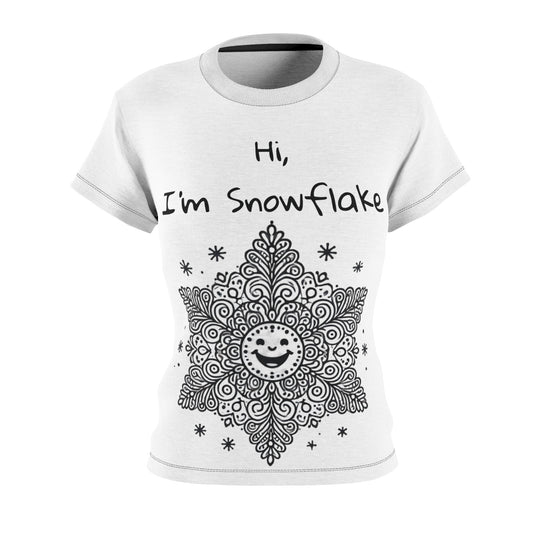 Snowflake Women's Cut & Sew Tee (AOP)