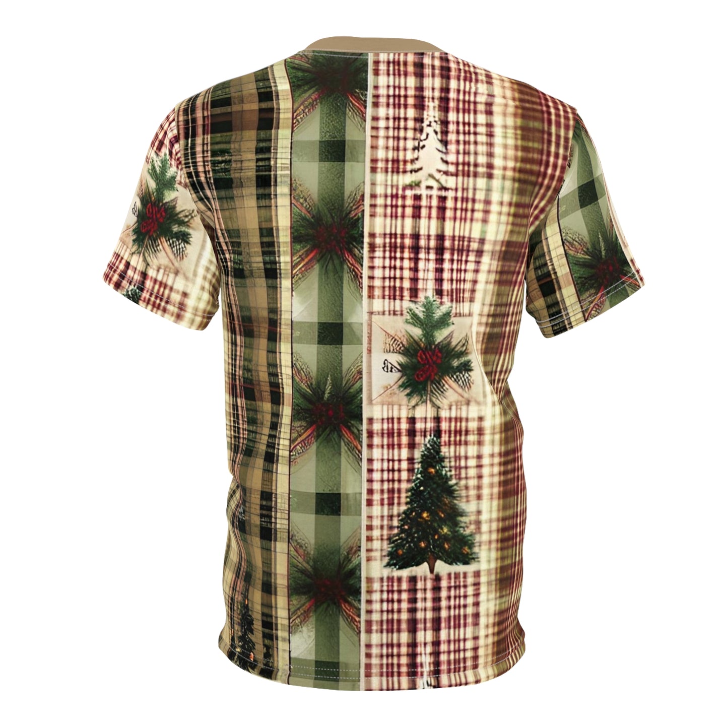 Winter Pine Plaid Men's T-Shirt