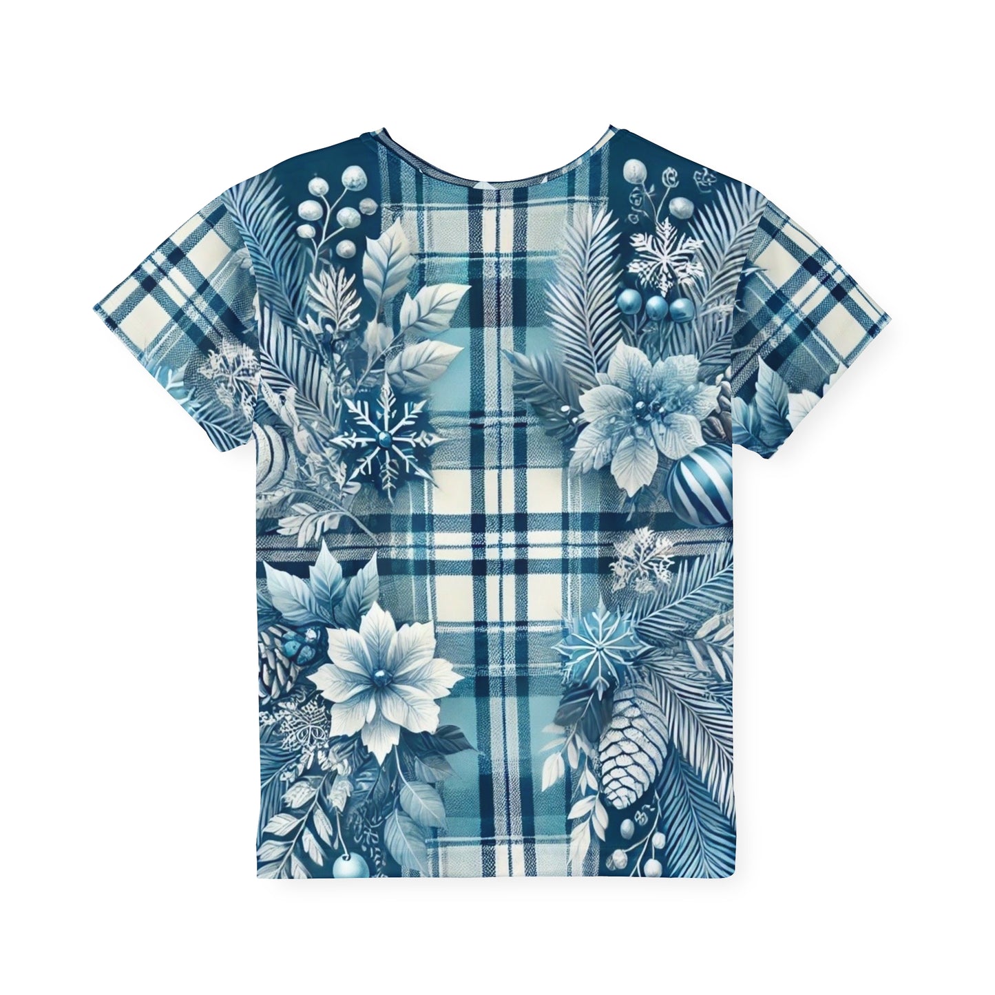 Polar Plaid Kids Sports Jersey (AOP)