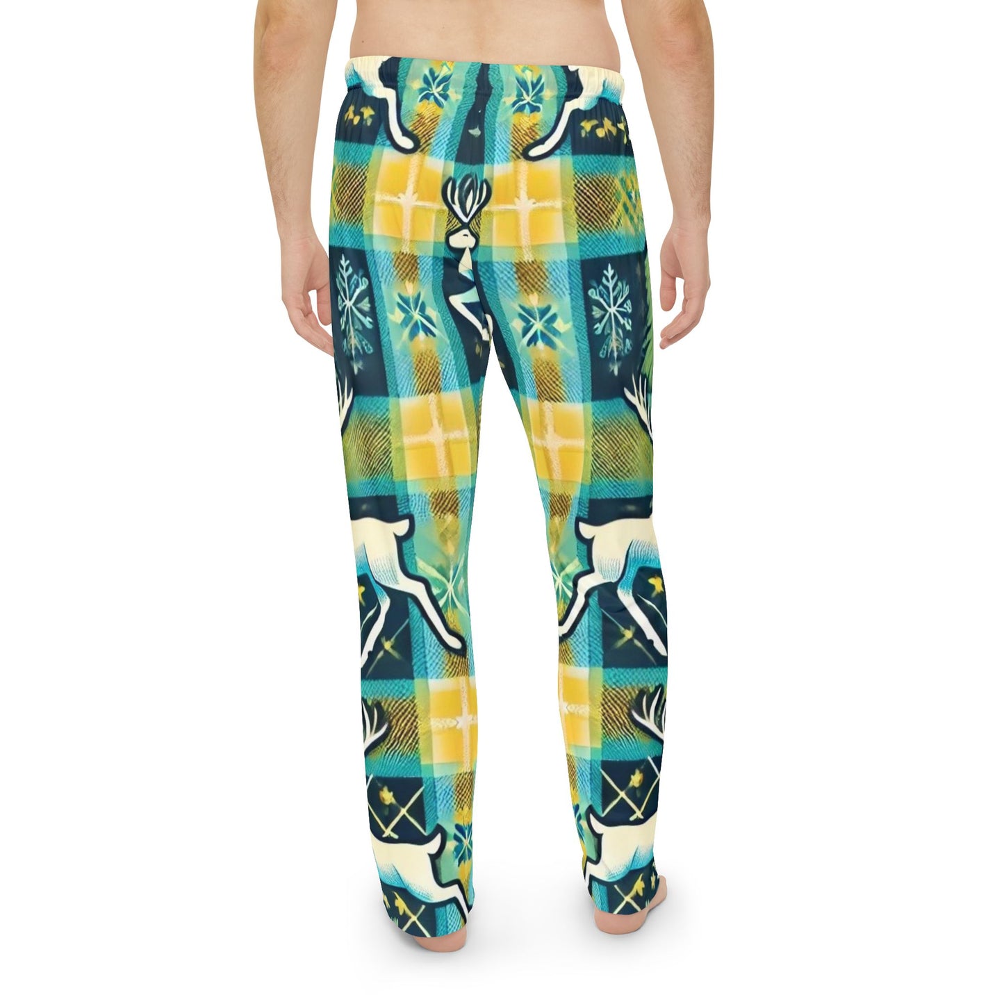 Young Stag Men's Pajama Pants (AOP)