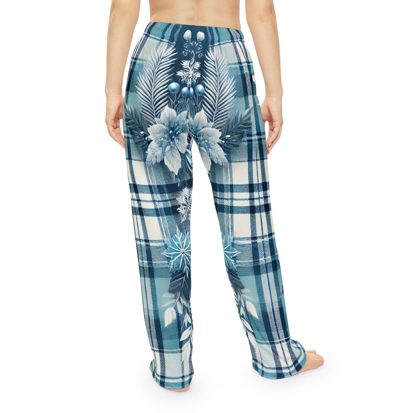 Polar Plaid Women's Pajama Pants (AOP)