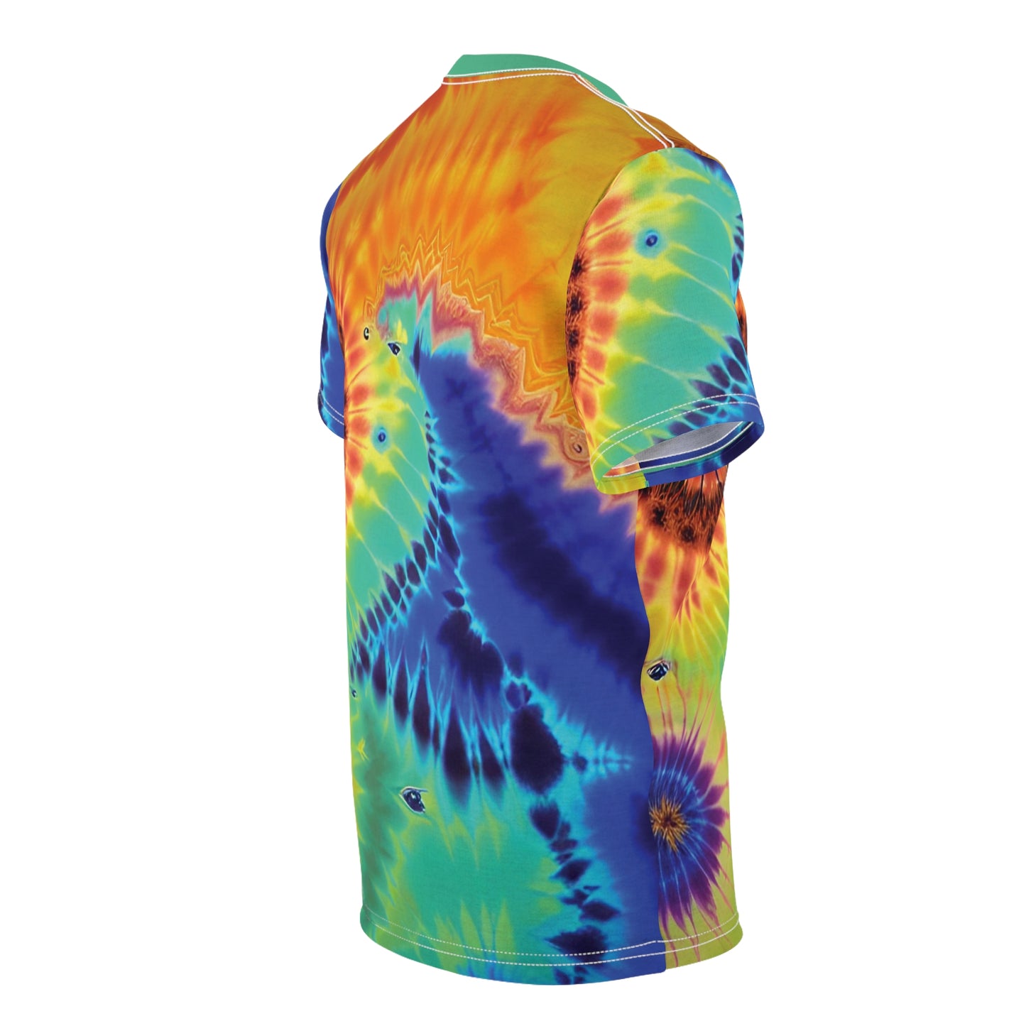 Rainbow Swirl Men's Cut & Sew Tee (AOP)