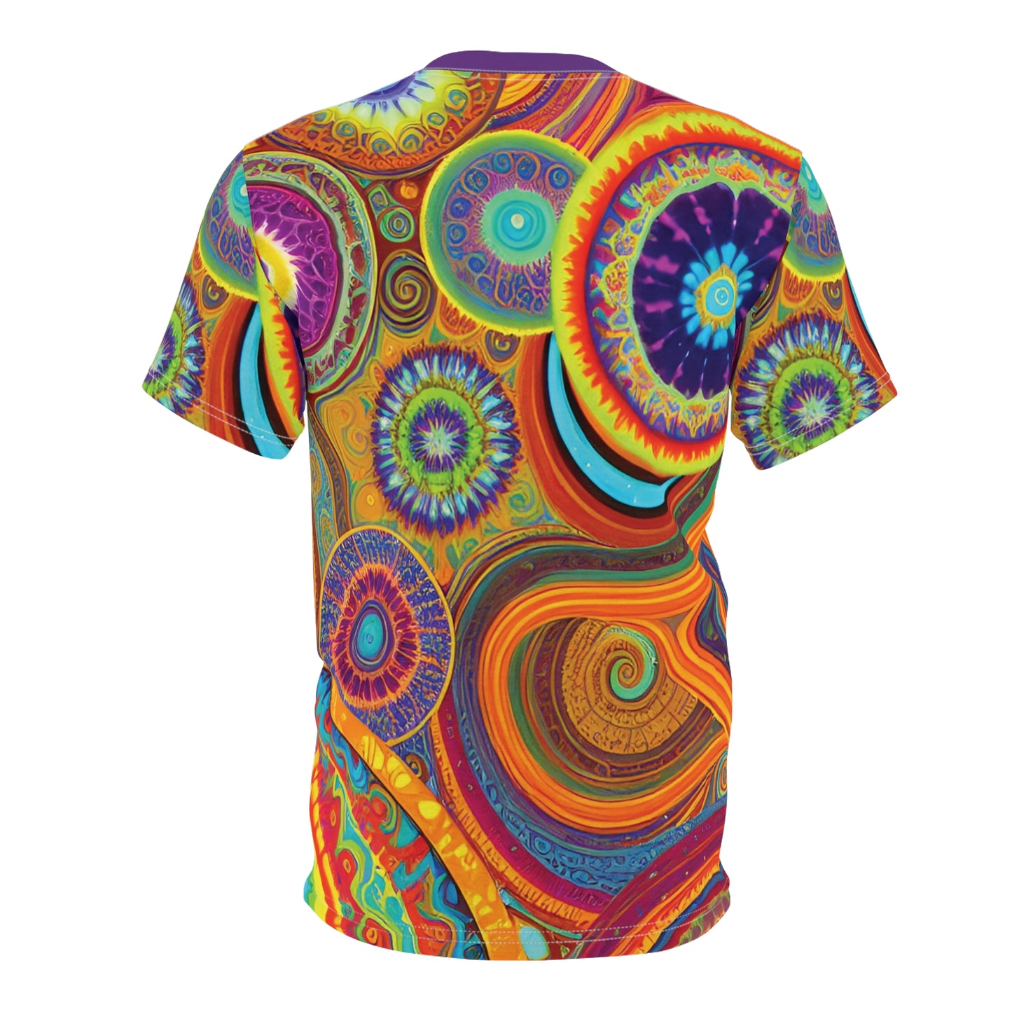 Prismatic Bloom Men's Cut & Sew Tee (AOP)