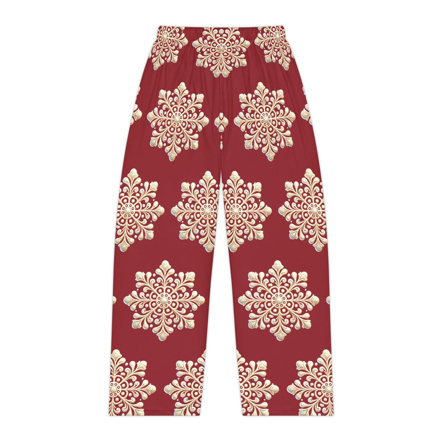 Snow Flake Women's Pajama Pants (AOP)