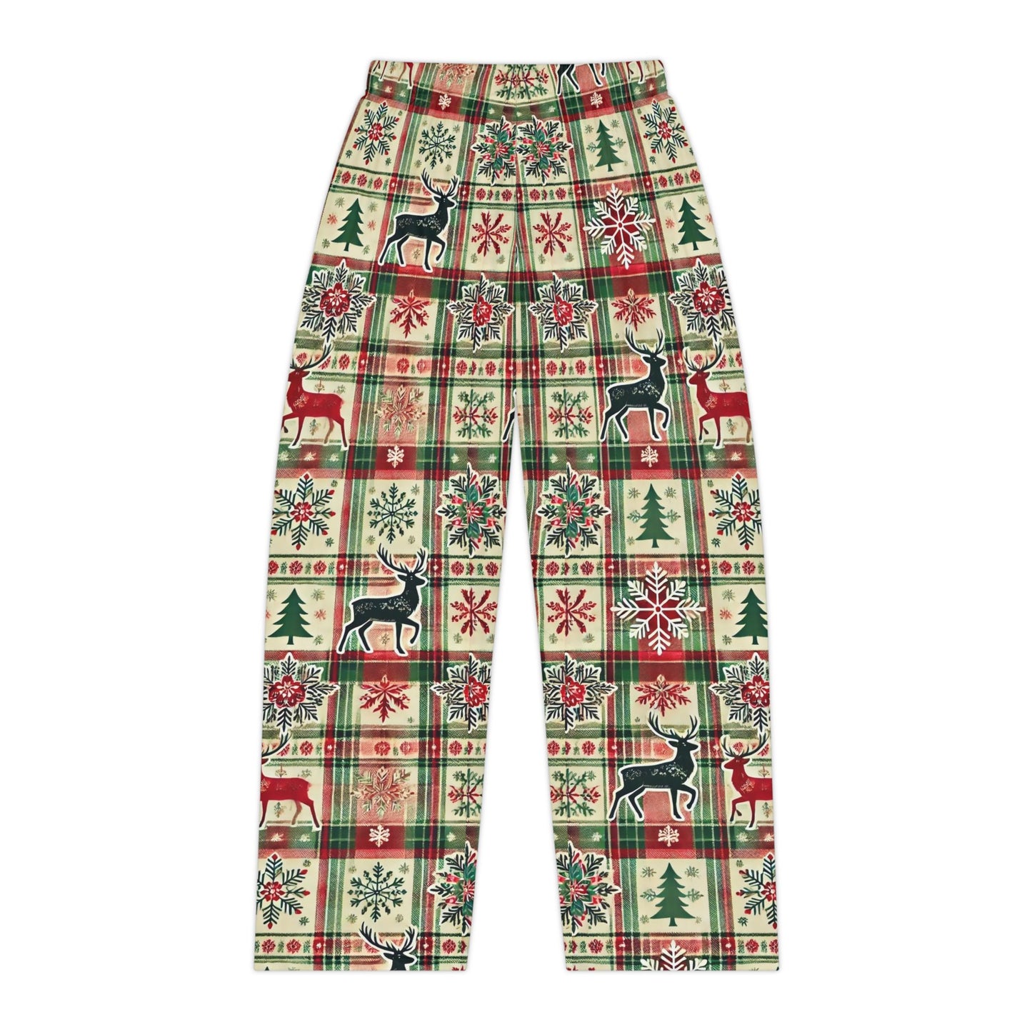 Evergreen Stag Women's Pajama Pants (AOP)