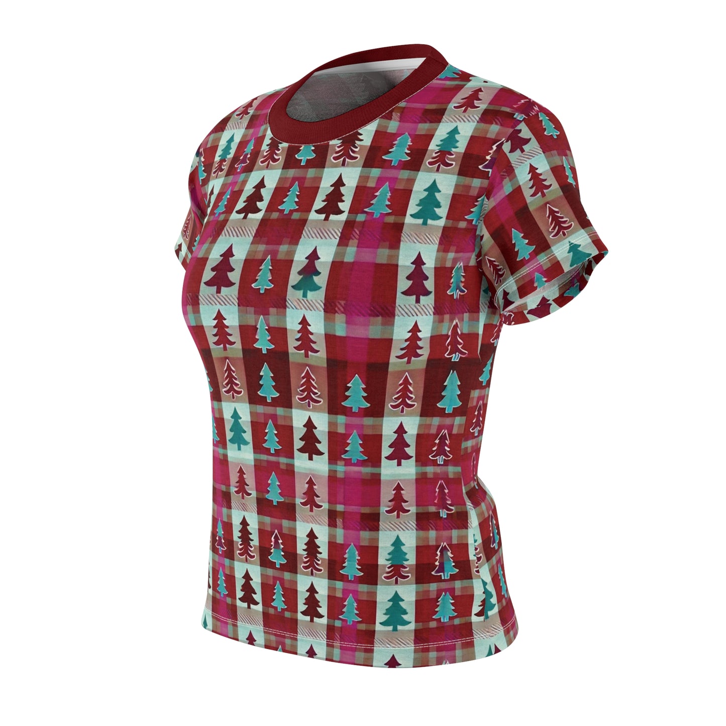 Holiday Pines Women's Cut & Sew Tee (AOP)