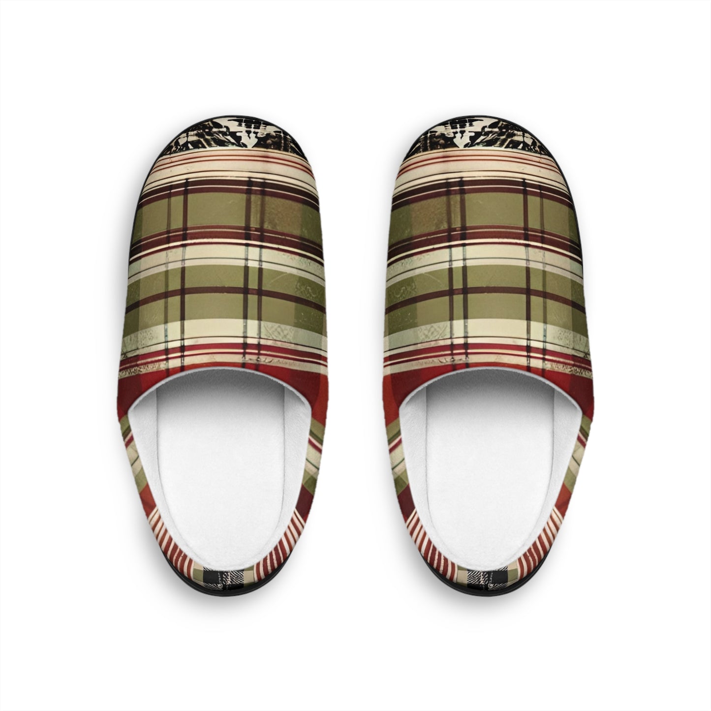 Between the Lines Plaid Women's Indoor Slippers