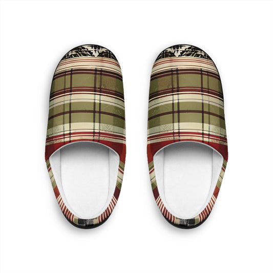 Between the Lines Plaid Women's Indoor Slippers